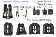 Transplate EXP Package S/S Backplate - XXL