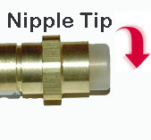 CGA Oxygen Nipple Tip