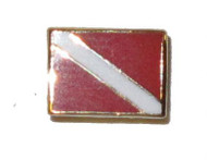 Dive Flag Pin - Small