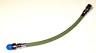 Green Braided Super Flex High Pressure Hose - 6"