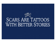 Scars are Tattoos with Better Stories Magnet