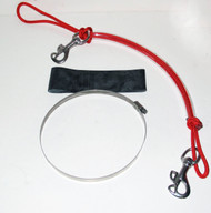 NESS Stage Bottle Rigging Systems - Red - Butterfly Bolt Snap For 80's