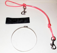 NESS Stage Bottle Rigging Systems - Pink - Butterfly Bolt Snap For 80's