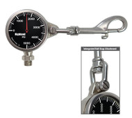 Highland Brass Pressure Gauge with Built in Snap