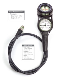Highland - Pressure/Compass Console - Miflex Hose - Meters