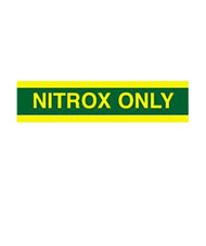 Nitrox Only Sticker
