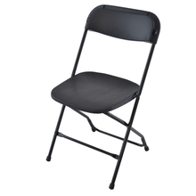 TitanPRO Plastic Folding Chair II- Black