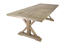 X Legs for Reclaimed Wood Farm Table
