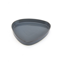 Cadet Blue Rounded Triangular Pan Vase - 10" - 16 Pieces
