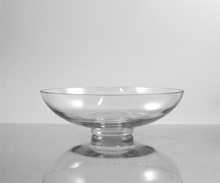 11" x 3.75" Clear Bowl Vase - 6 Pieces