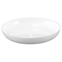 24 Pcs - 9 Inch Saucers - White Plastic