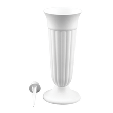 36 Pcs - Urn-3Pc White Vases Plastic