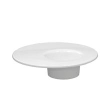 24 Pcs - Round Mesa - White Plastic