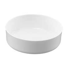28 Pcs - 6 Inch Designer Dishes - White Plastic