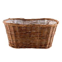 24 Pcs - Dark Willow Double Bloomer Baskets - 8 Inch
