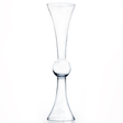 Reversible Trumpet Vase Latour 24 Inch Clear