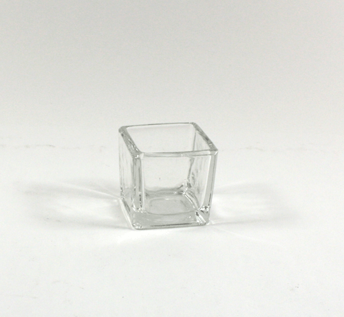 small glass candle holders