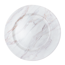 Case of 24 Marble Melamine Charger Plate 13"