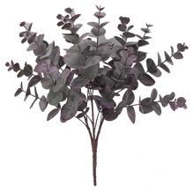 Case of 12 - 19" Wired Burgundy Eucalyptus Bush