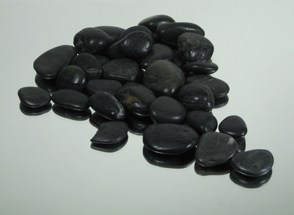 12 Bags, Black Decor Rocks - 2.2 lb/bag - EventsWholesale.com