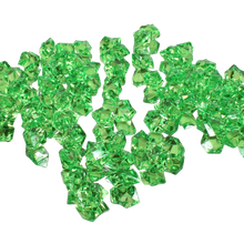 Apple Green Acrylic Crystal Ice Rocks - 1" Centerpiece Vase Filler Wedding Table Scatter & Crafts - 7.5 lbs (20 Cups, 1500 Pcs)