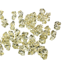 Champagne Acrylic Crystal Ice Rocks - 1" Centerpiece Vase Filler Wedding Table Scatter & Crafts - 7.5 lbs (20 Cups, 1500 Pcs)
