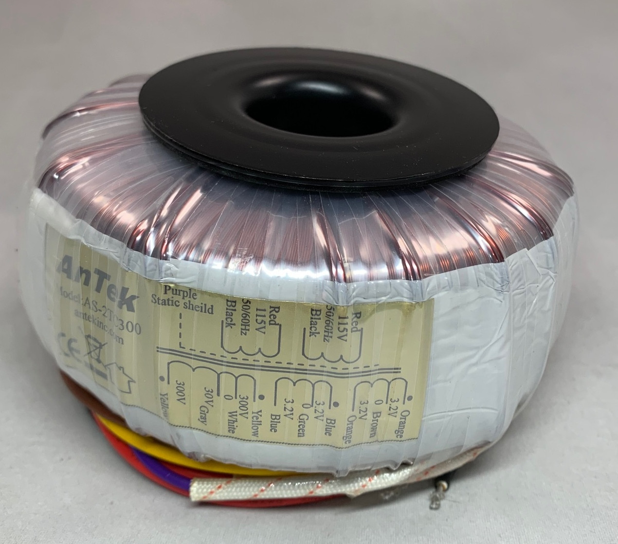 トランス　アキテック　400v-200v 500va AS-2TC300 - 200VA 300V Tube Transformer - AnTek Products Corp