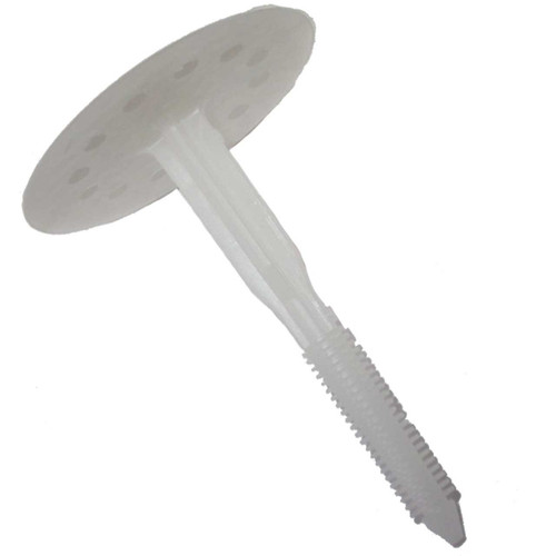 250 pcs Plasti-Grip Plastic Masonry Fasteners for Rigid Foam Insulation 3-1//2 /"