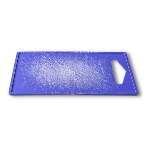 Commercial Red Plastic HDPE Cutting Board, NSF Certified - 18 x