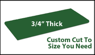 Custom Cutting Board - 3/4" Green Poly