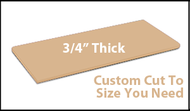 Custom Cutting Board - 3/4" Tan Poly