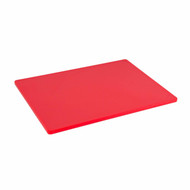 12 x 18 Standard Economy Red Poly Cutting Board