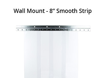 3' x 7' Strip Curtain Door 36" x 83" Cold Room Cooler Freezer 6" NSF Walk In PVC 