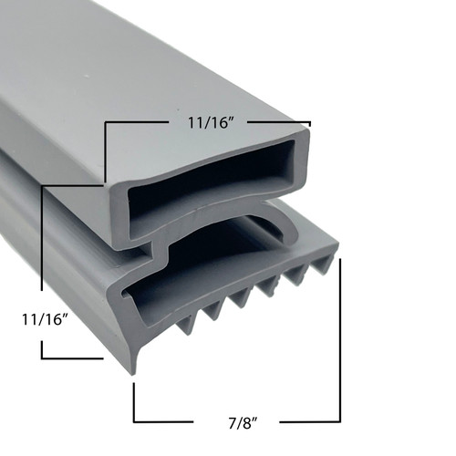 Profile 425 Custom Walkin Door Gasket Refrigeration Gaskets Made