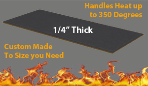 Custom Cutting Board - 1/4 Inch Thick - Black Richlite