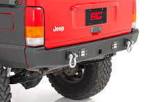 1984-2001 Jeep Cherokee XJ 2WD/4WD Rear Bumper w/ LED Lights - Rough Country 110504