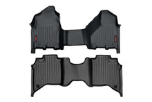 2019-2022 Dodge Ram 2500 Crew Cab Front/Rear Heavy Duty Floor Mats - Rough Country M-31530