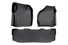 1999-2007 Ford F-250/350 Super Duty Crew Cab Front/Rear Heavy Duty Floor Mats - Rough Country M-52002