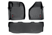 2008-2010 Ford F-250/350 Super Duty Crew Cab Front/Rear Heavy Duty Floor Mats - Rough Country M-52102