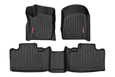 2013-2020 Jeep Grand Cherokee Front/Rear Heavy Duty Floor Mats - Rough Country M-60305