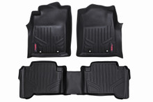 2012-2015 Toyota Tacoma Double Cab Front/Rear Heavy Duty Floor Mats - Rough Country M-71213