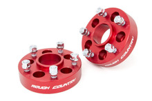 1987-2006 Jeep Wrangler TJ & YJ 5x4.5" to 5x5" Wheel Adapters - Rough Country 1092RED