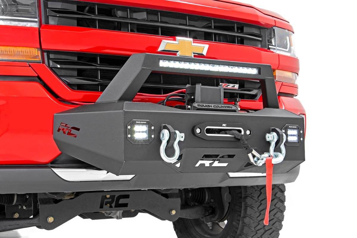 20072018 Chevy Silverado 1500 EXO Winch Mount System Rough Country
