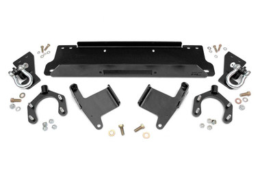 2007-2018 Jeep Wrangler JK Winch Mounting Plate - Rough Country 1173