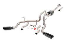 2009-2014 Ford F-150 Dual Cat-Back Exhaust System - Rough Country 96010