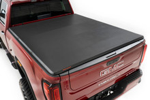 2020-2022 Chevy & GMC Silverado/Sierra 2500/3500 HD 81" Soft Tri-Fold Bed Cover - Rough Country RC46120690