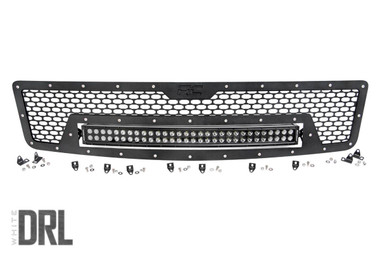2007-2013 Chevy Silverado 1500 2WD/4WD Mesh Grille w/LED lights - Rough Country 70196DRL