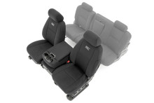 2011-2013 Chevy & GMC Silverado/Sierra 2500 2WD/4WD Neoprene Front Seat Cover - Rough Country 91032