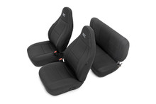 1997-2002 Jeep Wrangler TJ 4WD Neoprene Seat Cover Set - Rough Country 91000