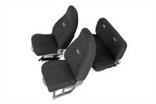 1987-1990 Jeep Wrangler YJ 4WD Neoprene Seat Cover Set - Rough Country 91008